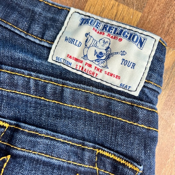 True Religion Low Rise Straight Leg Jeans - Picture 3 of 7